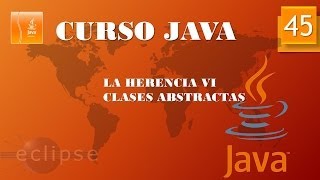 Curso Java Clases Abstractas I Vídeo 45 [upl. by Hanaj]