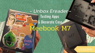 Lets Unbox Meebook M7  Testing Apps amp Decorate Case [upl. by Smeaj]