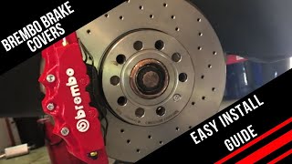 How To Install Brembo Brake Caliper Covers  Quick And Easy [upl. by Travax]