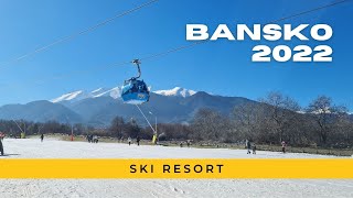 Walk tour Bansko Ski Resort  Bulgaria  2022 [upl. by Wivinia]