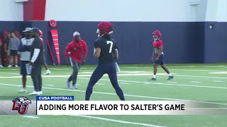 Adding flavor to Salters game the next step for the Flames quarterback [upl. by Yelhsa]