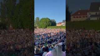 Swedish Midsummer Leksand  Sweden  Midsommarafton i Dalarna Gropen Leksand 2023 [upl. by Freiman]