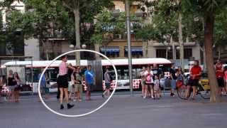 Big Hula Hoop Barcelona Cyr Wheel [upl. by Iccir916]