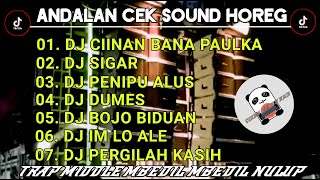 ANDALAN CEK SOUND  DJ PENIPU ALUS X CIINAN BANA BASS NULUP MBEDIL MBEDIL TERBARU 2024 [upl. by Ahcire]