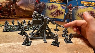 Creating a proxy Bretonnian Trebuchet for Old World using 3D printed models and kit bashed crew [upl. by Roselyn940]