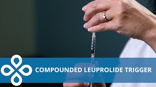 Compounded Leuprolide Trigger Home Injection Demonstration [upl. by Yule]