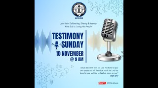 Testimony Sunday Service 10 November 2024 [upl. by Claiborne]