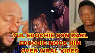 YUL EDOCHIE SON KARL EDOCHIE MOCK YUL EDOCHIE OVER VIRAL VIDEO [upl. by Thane]