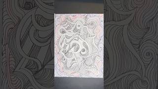 BallpointPen Drawing Abstract abstract doodleart drawing pendrawing sketch omnilinear artist [upl. by Aleekahs]