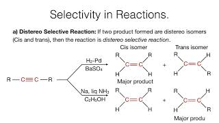 ChemoSelective RegioSelective StereoSelective and StereoSpecific Reactions  Stereochemistry [upl. by Desdemona]