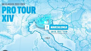 Marcialonga 2023 last hillMens top 20 marcialonga italy [upl. by Asiaj]