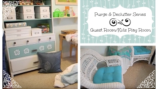 Purge amp Declutter Series  Guest RoomKids Play Room [upl. by Adirahs]