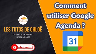 Comment utiliser google Agenda [upl. by Croix133]