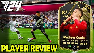 87 IF Cunha Player Review  EA FC 24 [upl. by Riamo]