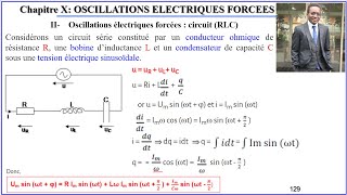 Oscillations électriques forcées Cours de Physique Niveau Terminale Chapitre 10 [upl. by Stovall]