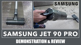 Samsung Jet 90 Pro Vacuum Cleaner Plus Clean Station Demonstration amp Review [upl. by Eleon]