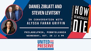 LIVESTREAM Authors Daniel Ziblatt and Steven Levitsky with Alyssa Farah Griffin [upl. by Otrebilif]