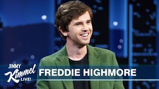 Freddie Highmore on The Good Doctor Ending Getting Shamed at a Spin Class amp Difficulty at TSA [upl. by Namad590]