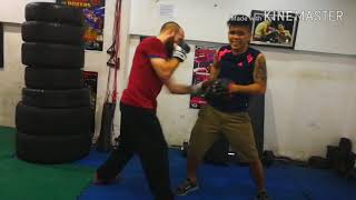 BOXING PAD WORK in MANILA [upl. by Dinnage]