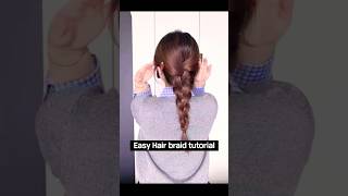 simple And Easy Hair braid tutorial for beginners tutorial tranding short [upl. by Anoiek]