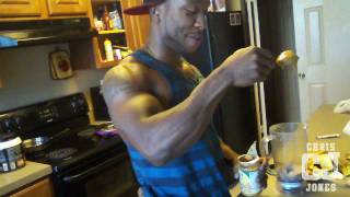 Muscle Building Protein Smoothie by Chris Jones of Physiques Of Greatness [upl. by Odnuges]