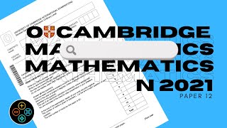 O Level Math D October November 2021 Paper 12 402412 [upl. by Neelyak270]