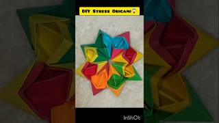 DIY Stress Origami😱 craftercsr diy origami shorts CRAFTERCSR [upl. by Anieral]