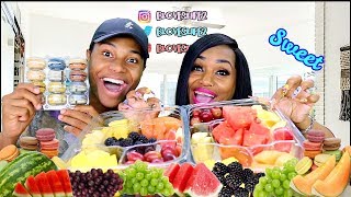 Fruit Mukbang with Darius Hilarious [upl. by Zobkiw]