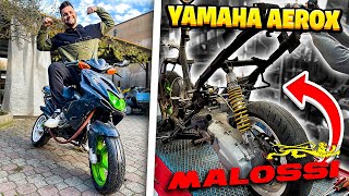 Da ROTTAME a TROFEO 🏆YAMAHA AEROX MALOSSI 94cc EP1 [upl. by Nodnas]