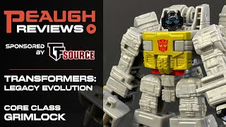 Video Review Transformers Legacy Evolution  Core Class GRIMLOCK [upl. by Longmire282]