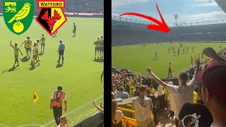 NORWICH THRASH WATFORD IN FIVE GOAL THRILLER Norwich City 41 Watford  Matchday Vlog [upl. by Etnuahc27]