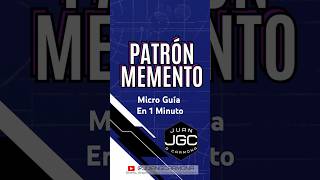 Patrón Memento — Micro Guía en 1 Minuto [upl. by Tierney494]