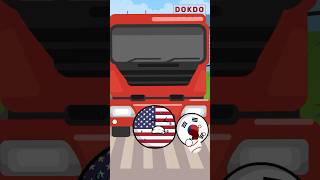 America saves South Korea countryballs [upl. by Ahilam]