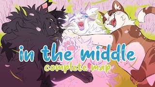 IN THE MIDDLE 🌸 Complete FeathertailNightcloudLeafpool AU MAP [upl. by Moule]