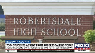 Over 700 students absent from Robertsdale High School following threat [upl. by Trelu644]