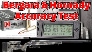 Bergara B14 HMR Accuracy Test THIS RIFLE IS AMAZING with different Lots of the same Hornady Ammo [upl. by Harat]