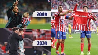 Diego Simeone et son fils Giuliano Simeone 20 ans après [upl. by Anyaj]