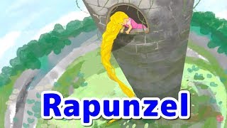 絵本 英語朗読 読み聞かせ 字幕付き｜ラプンツェル／Rapunzel【Japanese Fairy Tales in English】 [upl. by Liebman]