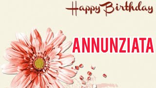 Buon compleanno Annunziata  tanti auguri a te [upl. by Dee]