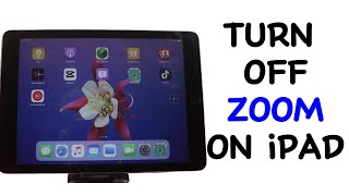 How to Disable or Turn Off Zoom on iPad [upl. by Yrem]