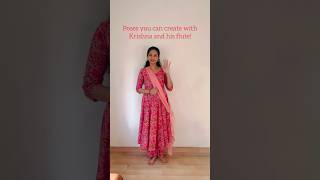 Krishna Poses with Kathak Tutorial  Dance with Anushka Chandak krishna janmashtami kathak [upl. by Kcub]