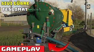 BİOGAZ TESİSİMİZE SIVI GÜBRE TAŞIYORUZ  FARMİNG SİMULATOR 22  MANURE SYSTEM [upl. by Ailekat867]