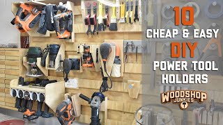 Power Tool Storage On A Budget  Cheap And Easy DIY [upl. by Elnar462]