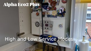 Alpha Eco2 Plus High and Low service modes [upl. by Anik]