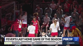 Indiana Fever hold last home game of the season [upl. by Alleusnoc]