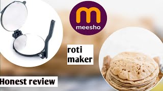 Roti maker honest review  from meesho  worth buying  meesho kitchen finds [upl. by Mientao280]