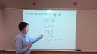 35 Solving Vertex Form [upl. by Siradal]