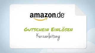 Amazon Gutschein einlösen  Schritt für SchrittAnleitung [upl. by Niehaus]