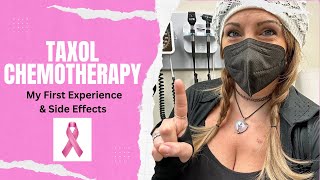 Taxol Round 1 Chemotherapy Vlog  Side Effects  My Experience  Breast Cancer  Stage 2 [upl. by Enajharas794]