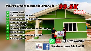 Pakej Bina Rumah Murah 998K [upl. by Udele]